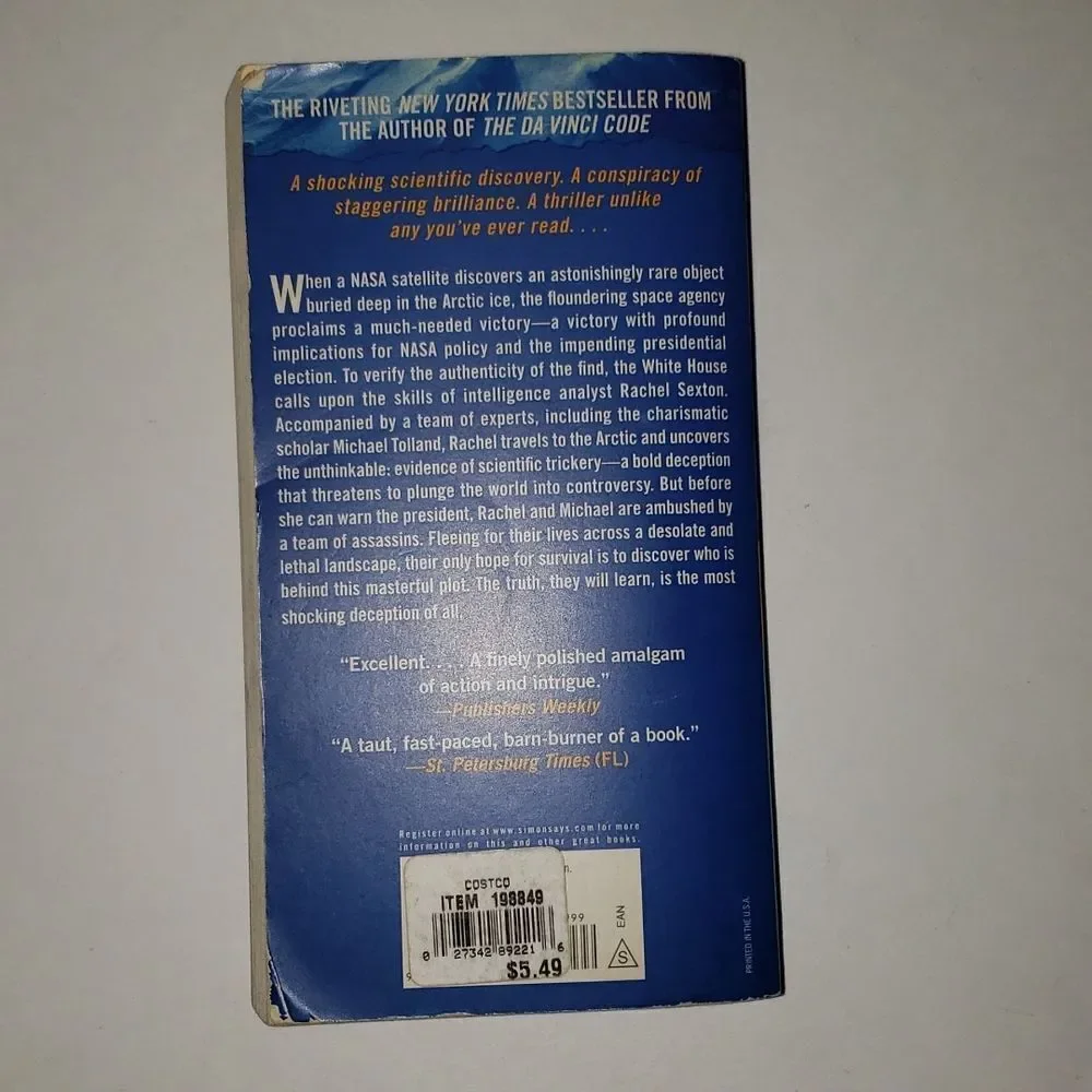 Deception Point by Dan Brown Book